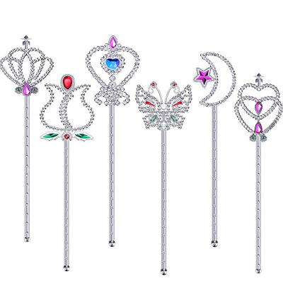 Plastic children's magic wand electroplated fairy wand wands stage performance wholesale