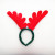 RL301 feather bell red non - woven Christmas antler headband hair ornaments yiwu manufacturers wholesale