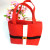 RD2121 Christmas gift bag 21x21cm non-woven Christmas tote bag Christmas decoration