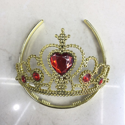 Manufacturers direct gold heart crown