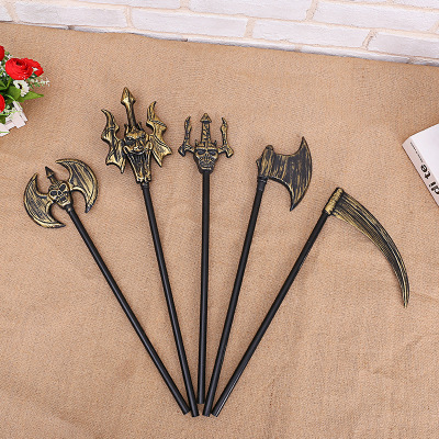The Halloween party stage props plastic devil weapons simulation weapons children's toys cosplay