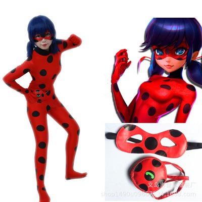 Ladybug teen Halloween costume Noel the black cat costume Ladybug reddy children's tights costume