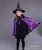 (2) Halloween for adults and children witches and witches cape double cape cosplay costumes