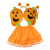2. Halloween children's stage show stage props butterfly wings pumpkin wings