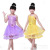 Halloween summer girls dress children's princess dress net yarn condole belt multi-color peng peng skirt