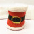 Red plush Christmas belt buckle, napkin ring Christmas belt buckle, napkin set Christmas ornament