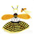 Seven star ladybug butterfly wing skirt set 61 children's day party festival performance props