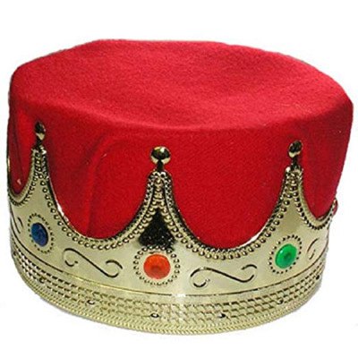 Manufacturer spot king crown hat cosplay adult children performance props king birthday hat