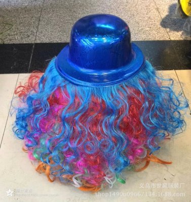 PVC laser wig party party supplies