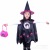 The Halloween costume for children adult costume for children adult witch dress holiday costume for little witch