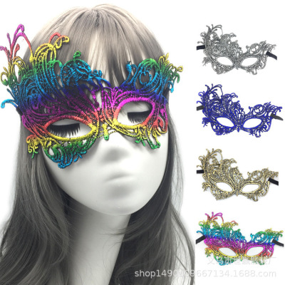 Phoenix gilt lace mask party half face Halloween mask masquerade ball sexy eye mask