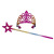 Children princess rainbow wand stage props