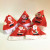 Rm201-5 Santa hat Santa Claus hat red non-woven que patch Santa hat