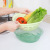 Oval double drip plastic asphalt sieve kitchen wash vegetables blue fruits and asphalt water basket