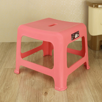 Korean style plastic stool fashion colorful shoes stool bathroom stool kindergarten children's stool plastic chair