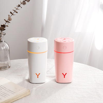 Creative USB time humidifier colorful night light humidifier office desktop small spray student dormitory