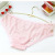 Underwear.N006.European and American foreign trade sexy women's panty.Magic pink half through lace hollow-out  lady's brief manufacturers wholesale