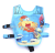 Children's life jacket cartoon buoyancy clothing boys and girls 3D tank top sunscreen floating power swimsuit