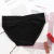 Underwear.9308.European and American women 's ribbed cotton panty sexy mid - waist brief. cotton underpants.