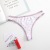 Underwear.3028.MAGICPINK lace flocking sexy low-rise thong bottom all cotton lady's fashion brief 