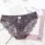 Underwear.9298.Europe and the United States Magic Pink lace panty, sexy eyelash lace low-waisted women's brief  