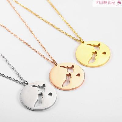 Arnan jewelry fashion stainless steel necklace titanium steel necklace European,American high-end manufacturers sales