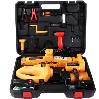 Car Emergency Kit Air Pump Jack Electric Filature Safety Hammer Charging Clip Car Spare Tools