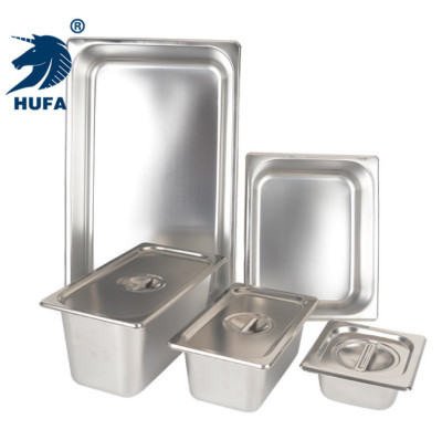 Customized 1/2 4cm Hotel Buffet Food Stainless Steel Container Gastronorm Pan Buffet Food Container