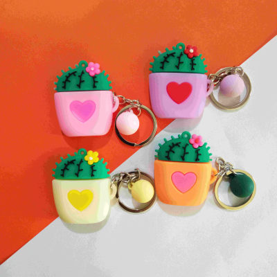 Cute fruit cartoon cactus key chain pendant bag ornaments ornaments creative ornaments novelty toys