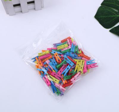 Wooden color small clip photography props photo small wooden clip photo clip