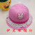 Efulin Children Hat Baby Cap Babies' Bucket Hat Bucket Hat Princess Hat Korean Cartoon Cute Print