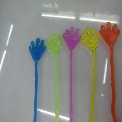 80 S Nostalgic Toy Flexible Glue Retractable Sticky Palm Mini Small Hand Wall Palm Whole Body Toy