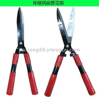 Rice cake handle flower scissors red handle branch scissors hardware tools