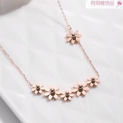 cross necklace Arnan jewelry fashion stainless steel necklace titanium steel necklace Japan,Korea popular manufacturers direct sales