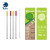 Sweno Straw Sweno Pure 304 Straw Silicone Mouth Blister Packaging 1 Straight +1 Curved +1 Brush Straw Set