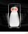 White Wireless Charger Car Induction Car Wireless Charger Mobile Phone Stand Rack 10W Infrared Wireless Charger