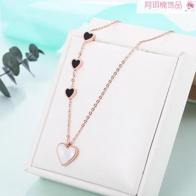 Arnan jewelry fashion stainless steel necklace titanium steel necklace Japan,Korea popular manufacturers direct sales