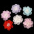 Acrylic the scrub hand sewing camellia imitation pearl flower hairpin 33 to 46 mm headpiece earrings shoes flower accessories