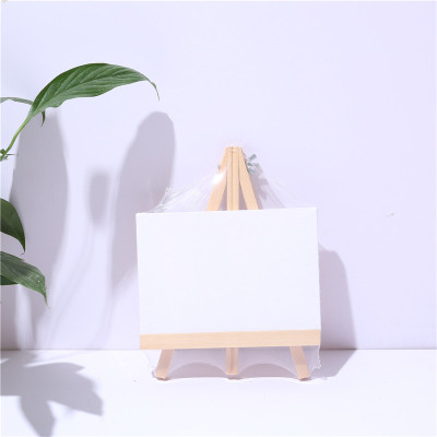 Children's easel desktop small creative painting materials scaffolding type entry painting shelf painting board wood frame