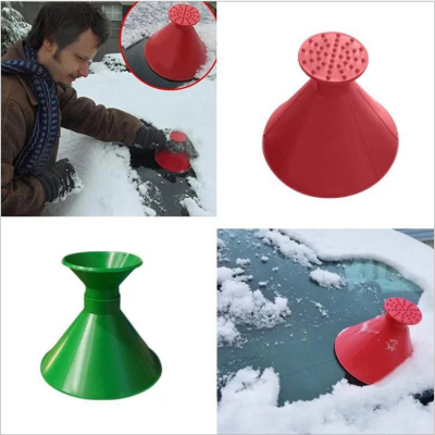 Windshield Snow Remover Cone Deicer Ice Shovel Three-Piece Set Deicing Suit Car Snow Scraper 3-Piece Set