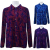 Spring and Autumn new women's flocking wage women's cardigan in large size mother's dependent