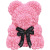 40cm manufacturer sells valentine's day soap gift box foam bear eternal life flower creative birthday gift PE rose bear