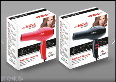 The NEWNOVA-6130 hairdryer has a power of 1800W