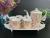 Jingdezhen new ceramic european-style water crystal color water set tea set coffee set cup and saucer foreign trade cup