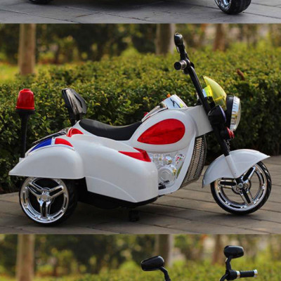 Children's two-person electric tricycle electric two-drive motorcycle