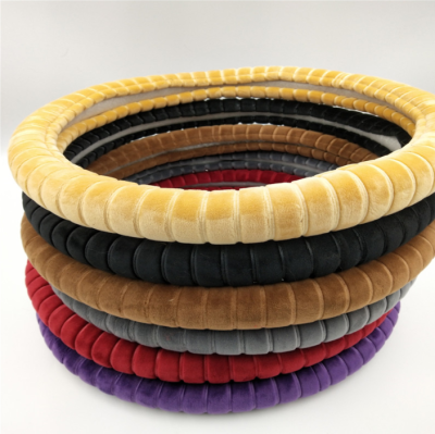 Car steering wheel cover flannelette bamboo cover ice wire leather car accessories new car supplies