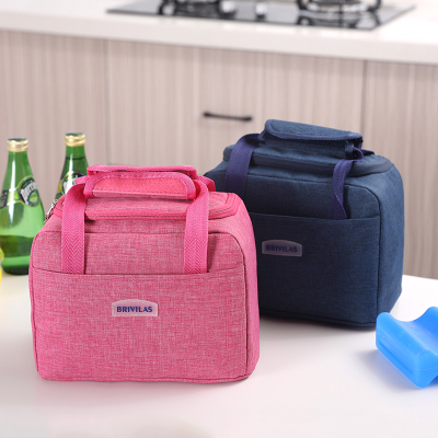 High density cationic aluminized film Material Square portable bento bag heat preservation and Cooling color variety