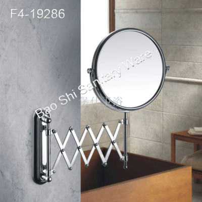 Beauty mirror bathroom wall-mounted mirror makeup mirror toilet screen hanging wall folding expansion magnification