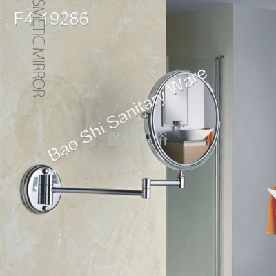 Hotel bathroom wall-mounted mirror makeup mirror bathroom wall hanging wall folding expansion