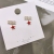 Elegance Retro Star Minimalistic Korean Internet Influencer Stud Earrings Women